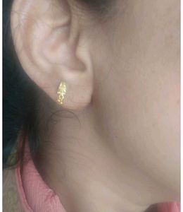 Golden Earrings 18crt