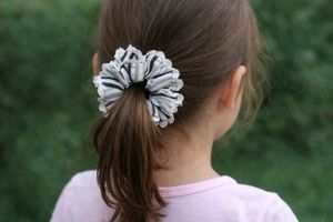 Striped Hair Scrunchie set of 3