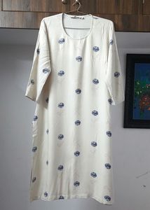 Floral Print Cotton Kurti