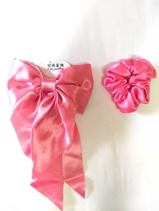 Korean Style Bow Clip And Scrunchee