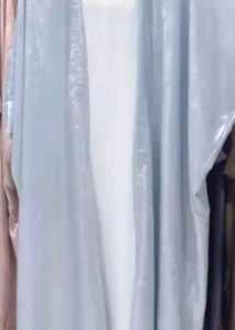 Elegant Abaya with Shimmer Sleeves