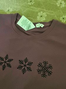 Purple Snowflake Tee