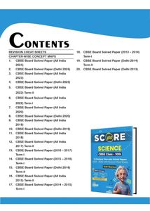 Best New Score 100 Science Sample Paper Class10