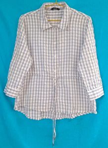 SALE - Gingham Button-Up Shirt