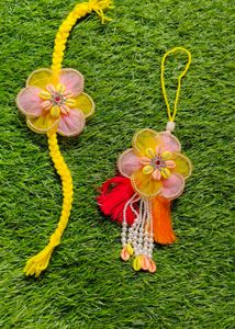 Floral Rakhi Set