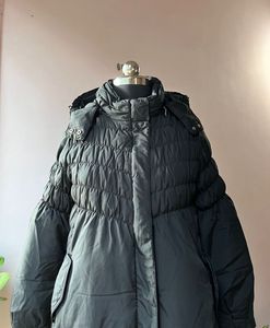 long black puffer jacket
