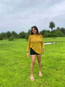 Crochet Mustard Top