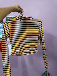 H&amp;M Stripes Full Pullover