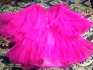 COMBO New Style Rose Pink And Sky Blue Frock
