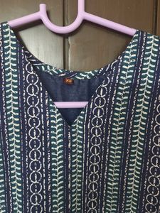 Blue daily wear kurti