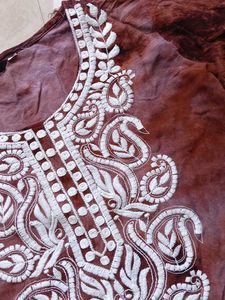 Brown Short Kurti
