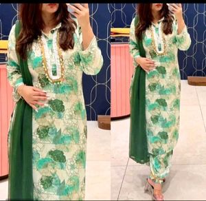 Pathani Kurta Salwar Dupatta Set