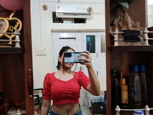 Red Crop Top