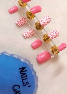 Pink Press-On Nails
