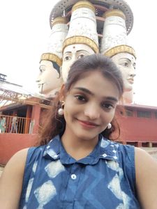 Indigo Print Sleeveless Kurta