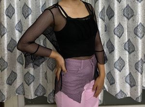 Grunge Mesh Top