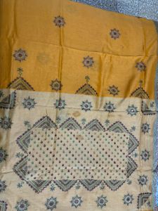 Cotton Silk Handemroidery Saree