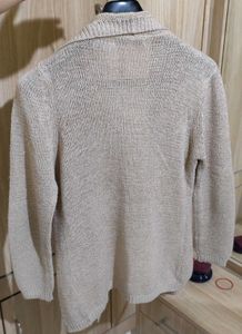 Knitted Metallic Shrug