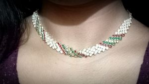 Stone Choker Necklace Set