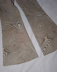 Y2k Retro Patterned Flared Pants