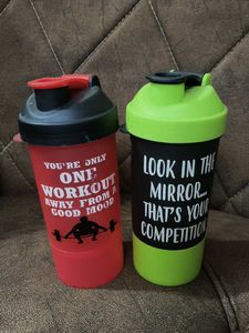 Protein Powder Container &amp; Shaker Bottles
