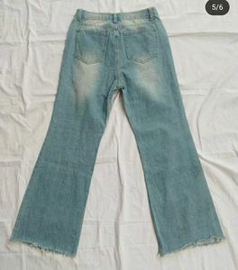 Light Wash Button Fly Jeans