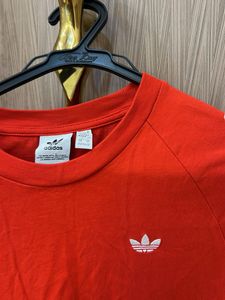Adidas Red Graphic Tee