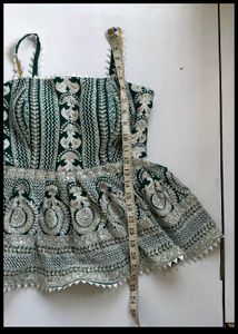 White Embroidery Work Sharara Set