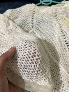 Aesthetic Crochet winter top