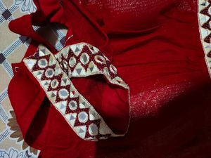 Beautiful partywear Red Gown