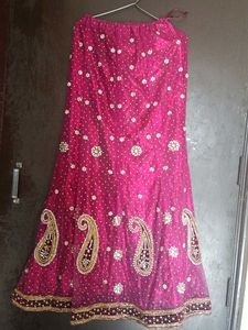 Lehenga Choli With Out Dupatta Fabric Net