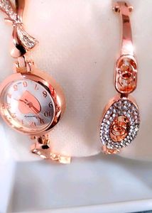 Elegant Rose Gold Watch