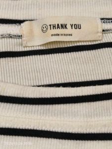 Imported Striped Long Sleeve Top