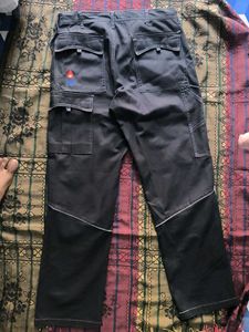 Black Utility Style Pants