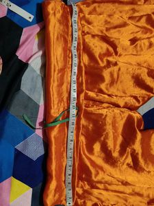 Orange Colour Mom And Baby Dress Combo