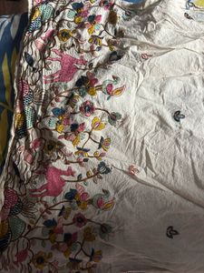 Tailored / Hand Stitched Embroidered White Kurta