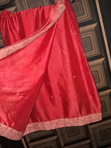 Elegant Red Dupatta 🍒✨