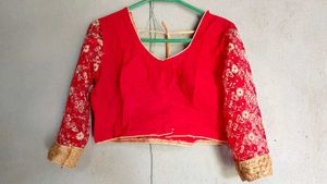 Red Blouse.New 1 Time Use