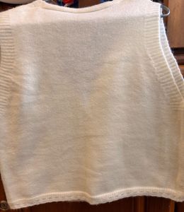 Cute Knit Vest with Bows