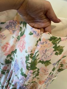 Floral Mini Dress Zara