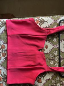 rose pink Bikini Top
