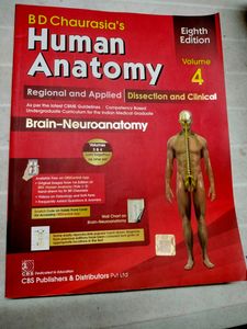 BD Chaurasia&#39;s HUMAN ANATOMY Volumes (1,2,3,4)