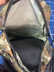 Travel Backpack Army Print