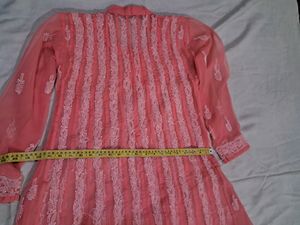 Chikankari Kurti With Inner Combo