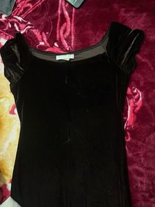 Elegant Black Velvet Pants