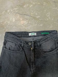 glitchez black baggy jeans