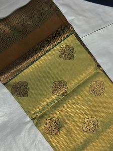 Brand New Green Silk Saree
