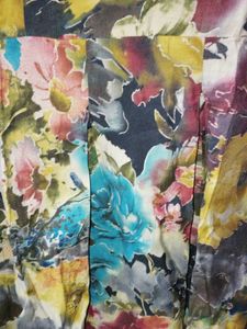 Beautiful Black N Multi Color Top