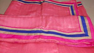 Pink Embellished Dupatta