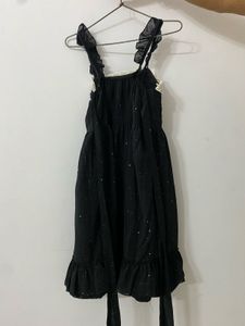 Highly Branded Black Lace Dress